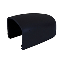 Cache pour modulo gond couleur noir RAL9005 en plastique