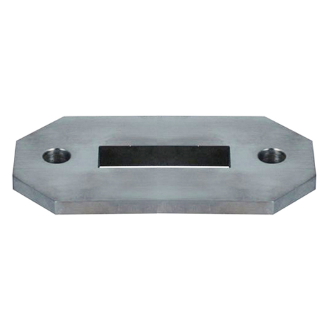 Platine de fixation pour poteau INOX316 IN2103 Embases pour poteaux Platine INOX 316 IN2103