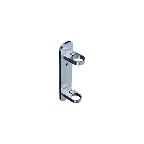 Platine support et anneau de serrage long  INOX304 IN2281 Fixations pour tubes INOX Fixation  l'anglaise IN2281