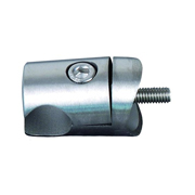 Pince  tle 42,4mm pour profil d'encadrement 18mm INOX304