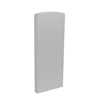 Plaque de finition latérale pour profilé aluminium