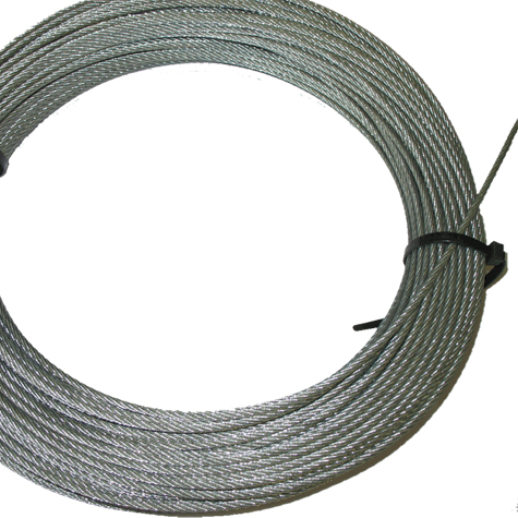Câble rond acier inoxydable 316 Ø4mm IN2665 Câbles inox316 et anneaux Câbles inox 316 IN2665