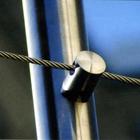 Connecteur en applique pour passage cble 6mm sur plat IN27022 Connecteur applique pour cable Connecteur dpart droit ou gauche IN27022