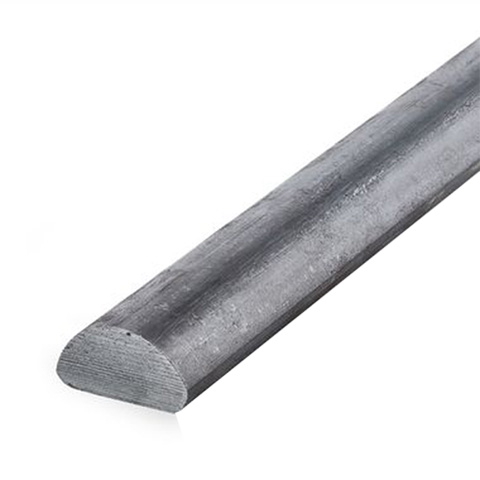 Steel half round bar 40x20mm-3m  (1''9/16x25/32'' - ~118''1/32) FK30371 Half round handrail Half round bar FK30371