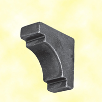 Weld on reinforcement corner brackets for square tube 40mm (1''9/16)