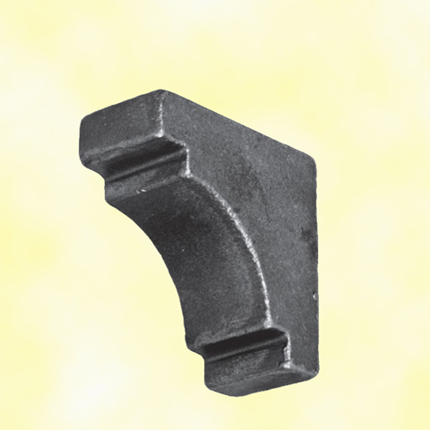 Weld on reinforcement corner brackets for square tube 40mm (1''9/16) FN3546 Reinforcement corner weld on reinforcement corner brackets FN3546