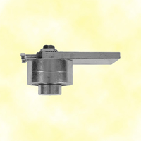 Race bearing top hinge for gates square tube 40mm (1''1/2) or round tube Ø40 to 60mm (1''1/2 to 2''3/8)