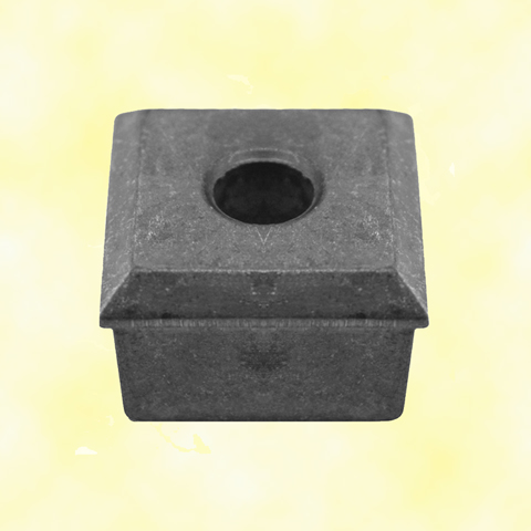 Seal on cast aluminium pivot for gate 40 x 40mm (1''1/2 x 1''1/2) FN35565 Pivots for gates Cast aluminium pivot for gates FN35565