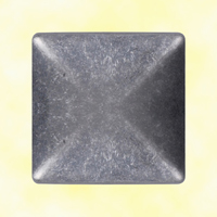 Aluminium square post cap 60 mm (2''3/8)