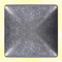 Aluminium square post cap 120 mm (4''23/32)