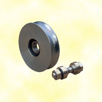 U wheels Ø 100 mm (4'') for sliding gates with axis