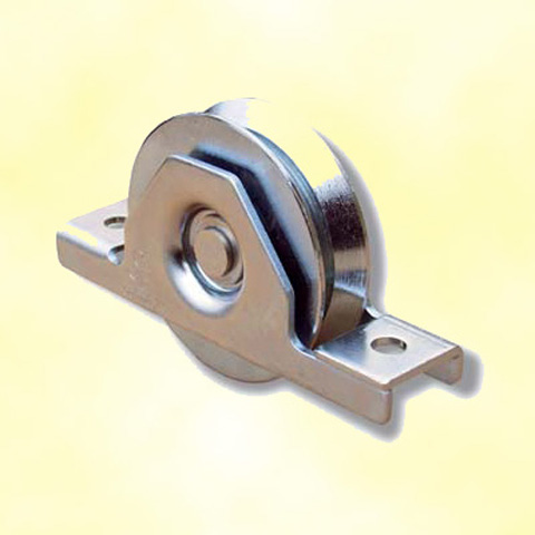Stainless steel internal mounting rebate V  120 mm (4''23/32) wheels for gate FN36372 Wheels for sliding gates Internal mount wheels for sliding gates FN36372