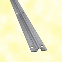 U inverted galvanized track for gates Ø16mm (5/8'') x2m ( 6'6''23/32)