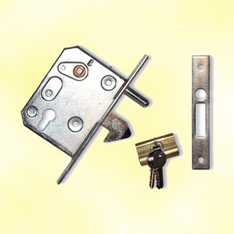 Mortise locks for sliding gates square 40mm (1,57'') or 50mm (~2'') FN3672 Locks for gates Mortise locks for sliding gates FN3672