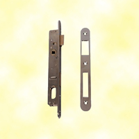 Slim Mortise lock with reversible bolt square profile minimum 25mm (1'')