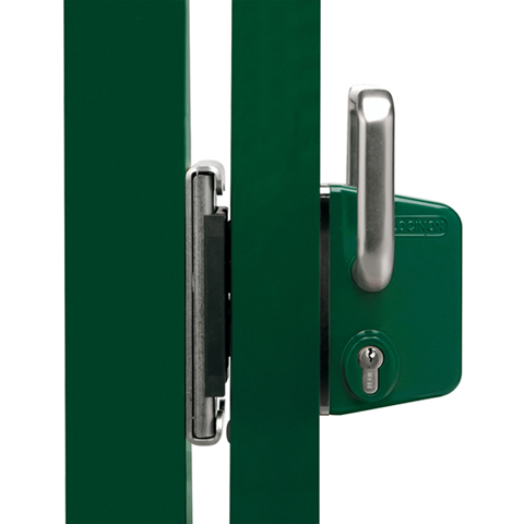 Sliding gate lock LSKZ with twistfinger in stainless steel. Square 60mm (2''3/8) FN37211 Locks Locinox for gates Sliding gates lock FN37211