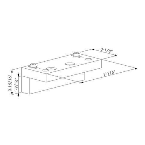 Drilling template for swinging gate FN3723 Locks accessories Locinox Drilling template FN3723