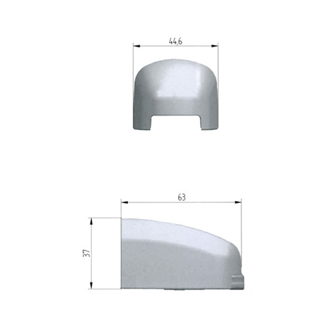 Cover for hinge modulo FN37601 Hinge (modulo for gates) Modulo hinge quick installation, 1 attachment FN37601