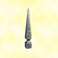Square tapered spear point 155mm (6.10''- 6''1/16) 25mm (0.94'') (15/16'')