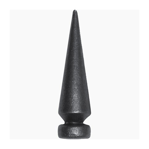Tapered spear point 33 mm (1.29'') (1''11/32) FA1524 Spear point iron Hot stamped finials FA1524