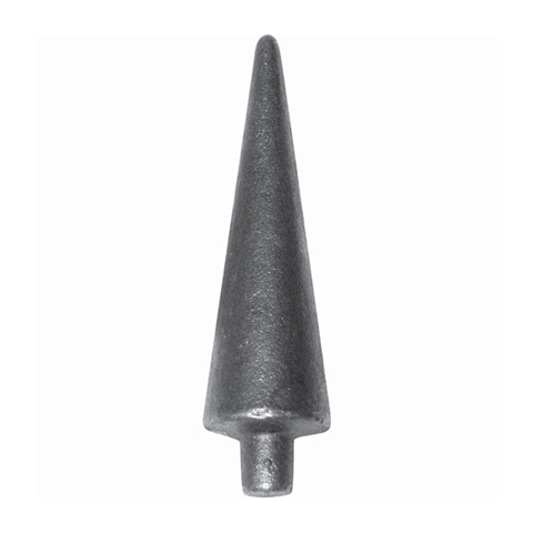 Tapered spear point 12mm (0.47'') (15/32'') FA1526 Spear point iron Hot stamped finials FA1526