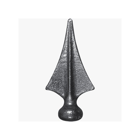 Triangle spear point H110mm (H4.33'') (4''5/16) FA1529 Spear point iron Hot stamped finials FA1529