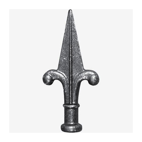 Randro spear point H135mm (H5.31'') (5''9/32) FA1532 Spear point iron Hot stamped finials FA1532