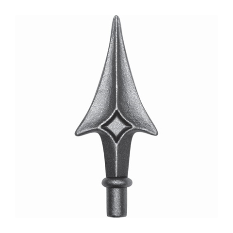 Spear point Arrowhead H155mm (6.10''-6''1/16) FA1533 Spear point iron Hot stamped finials FA1533