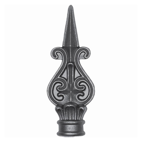 Massy spear point H190mm (H7.5'') (7''7/16) FA1540 Spear point iron Hot stamped finials FA1540