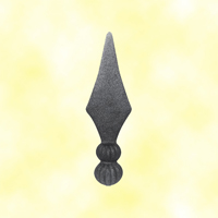 spear point with Ribs H135mm (H5.31'') (5''9/32)