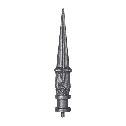 Cast iron spear point H245mm (H9.68'') (9''21/32) FA1602 Spear point cast iron Finials cast iron FA1602