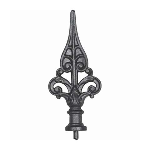 Cast iron spear point H200mm (H7.87'') (7''29/32) FA1604 Spear point cast iron Finials cast iron FA1604