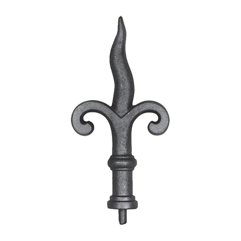 Cast iron spear point H190mm (7.5'') (7''7/16) FA1605 Spear point cast iron Finials cast iron FA1605