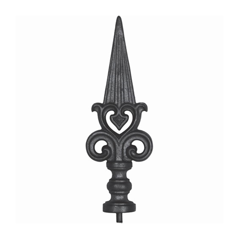 Cast iron spear point H260mm (H10.24'') (10''9/32) FA1608 Spear point cast iron Finials cast iron FA1608