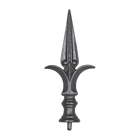 Cast iron spear point H215mm (H8.46'') (8''15/32) FA1609 Spear point cast iron Finials cast iron FA1609