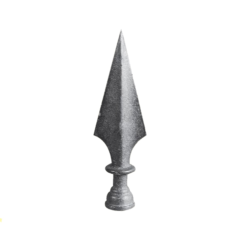 Cast iron spear point H185mm (H7.28'') (7''9/32) FA1612 Spear point cast iron Finials cast iron FA1612