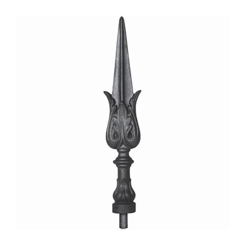 Cast iron spear point H330mm (H13'') FA1616 Spear point cast iron Finials cast iron FA1616