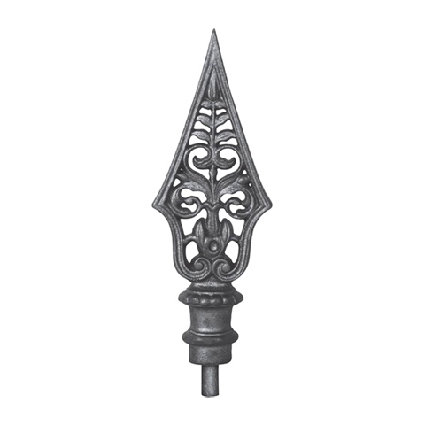 Cast iron spear point H210mm (H8.27'') (8''5/16) FA1617 Spear point cast iron Finials cast iron FA1617