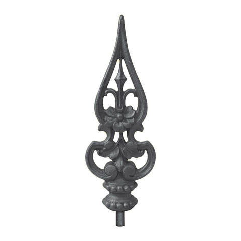 Cast iron spear point H270mm (H10''5/8) FA1620 Spear point cast iron Finials cast iron FA1620
