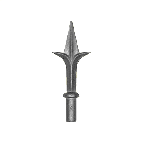Aluminium spear point 13.5mm (0.53'') (17/32'') FA1659 Aluminium spear point Finials injected aluminium FA1659