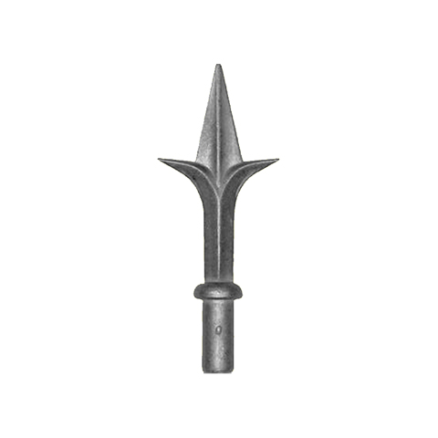 Aluminium spear point 16mm (0.63'') (5/8'') FA1660 Aluminium spear point Finials injected aluminium FA1660