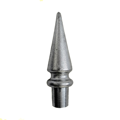 Aluminium spear point 12mm (0.47'') (15/32'') FA1662 Aluminium spear point Finials injected aluminium FA1662