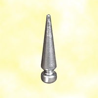 Aluminium spear point 112mm (4.40'') (4''13/32)