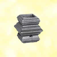 Square short Bush cast iron 14mm (0.55'') (9/16'')