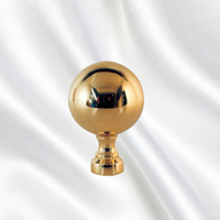 Polished brass Stair Ball H60mm (2.36''- 2''3/8)