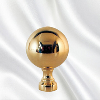 Polished brass Stair Ball H75mm (2.95''- 2''31/32