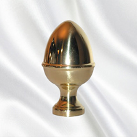 Polished brass Pine Cone H105mm (4.13'' - 4''1/8)