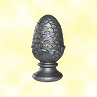 Wrought iron Pine Cone H120mm (H4.72'') (4''23/32)