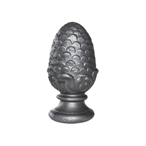 Wrought iron Pine Cone H120mm (H4.72'') (4''23/32) FC1762 Balls and Post finials Wrought iron post finials FC1762