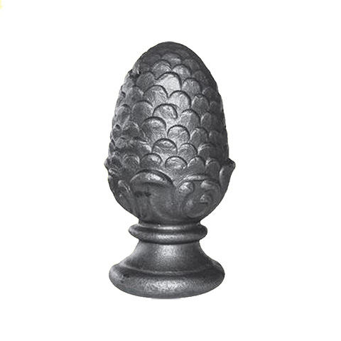 Wrought iron Pine Cone H150mm (H5.91'') (5''29/32) FC1763 Balls and Post finials Wrought iron post finials FC1763